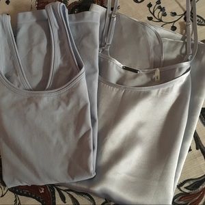 Light blue camisole and tank top